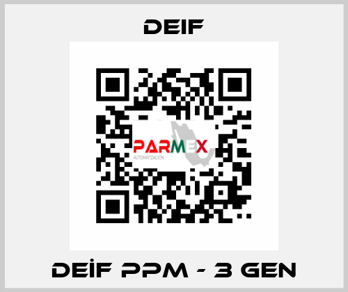 DEİF PPM - 3 GEN Deif