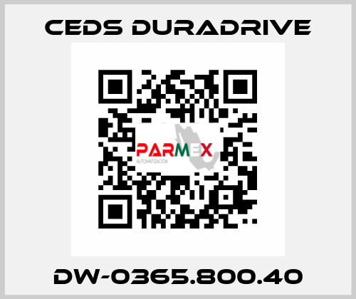 DW-0365.800.40 Ceds Duradrive