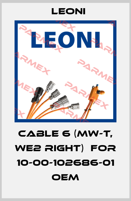 Cable 6 (MW-T, WE2 right)  for 10-00-102686-01 OEM Leoni
