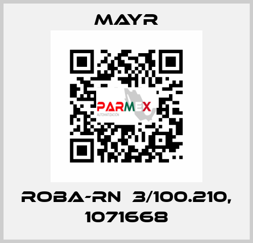 ROBA-RN  3/100.210, 1071668 Mayr