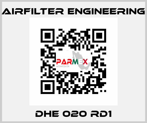 DHE 020 RD1 Airfilter Engineering