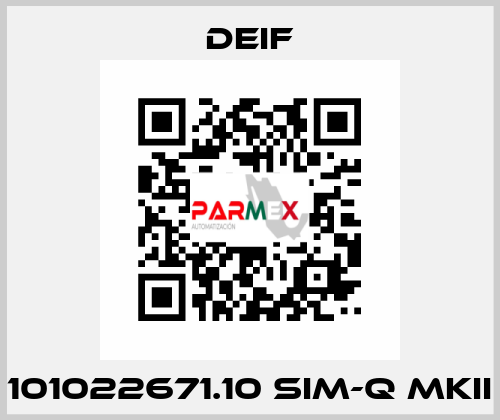 101022671.10 SIM-Q MKII Deif