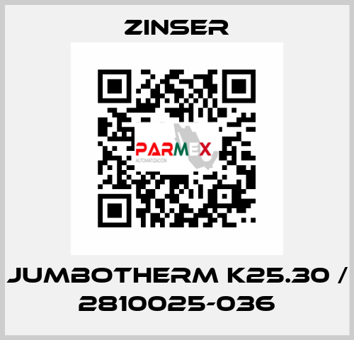 JUMBOTHERM K25.30 / 2810025-036 Zinser