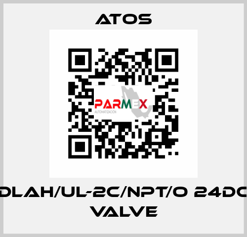 DLAH/UL-2C/NPT/O 24DC Valve Atos