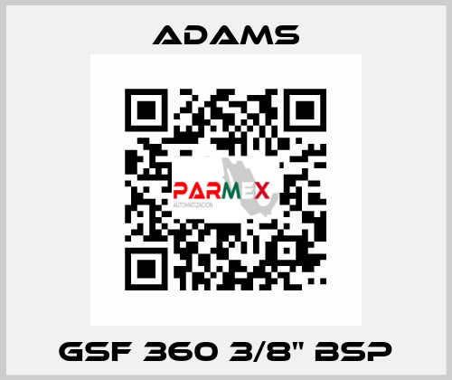 GSF 360 3/8" BSP ADAMS