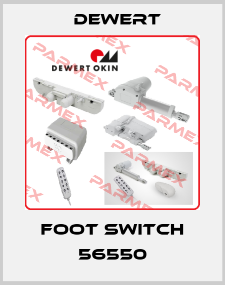 Foot switch 56550 DEWERT