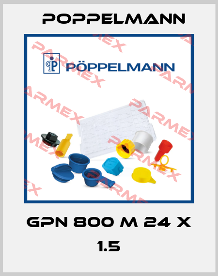 GPN 800 M 24 X 1.5 Poppelmann