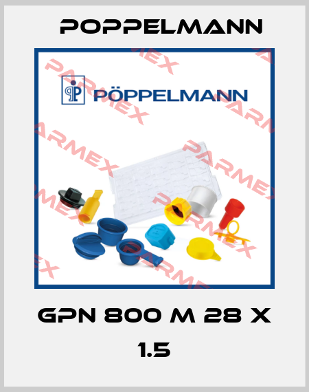GPN 800 M 28 X 1.5 Poppelmann