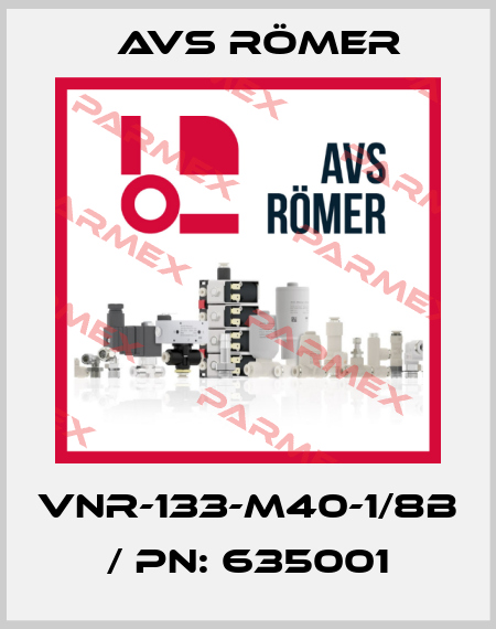 VNR-133-M40-1/8B / PN: 635001 Avs Römer
