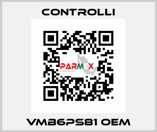 VMB6PS81 OEM Controlli