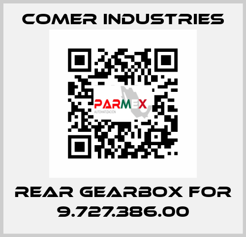 rear gearbox for 9.727.386.00 Comer Industries