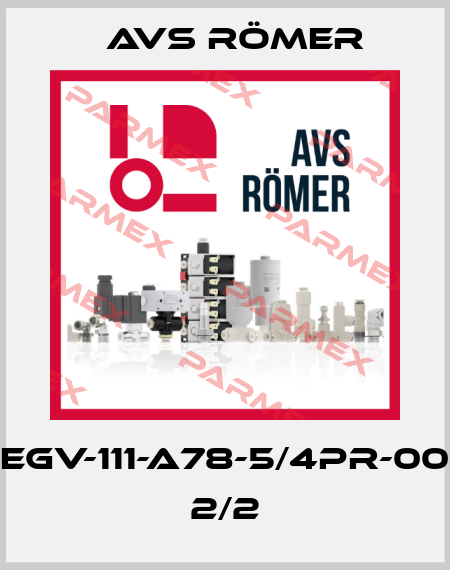 EGV-111-A78-5/4PR-00 2/2 Avs Römer