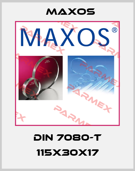 DIN 7080-T 115x30x17 Maxos