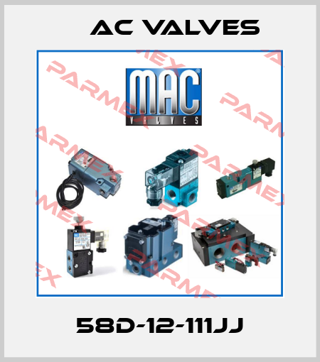 58D-12-111JJ МAC Valves