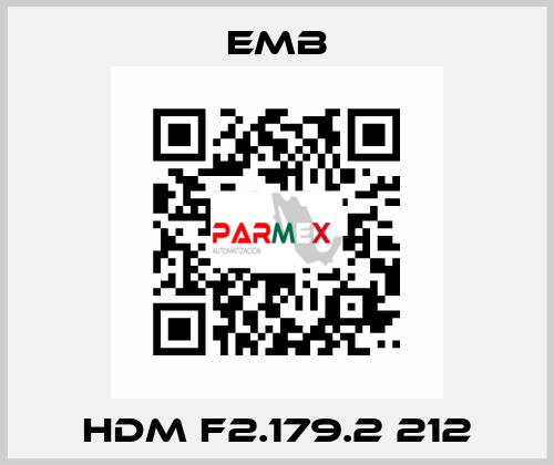 HDM F2.179.2 212 Emb