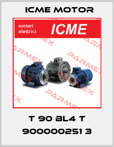 T 90 BL4 T 900000251 3 Icme Motor