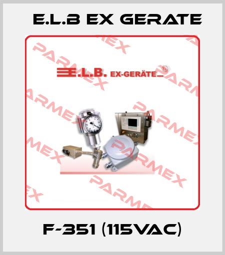 F-351 (115VAC) E.L.B Ex Gerate