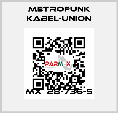 MX  28-736-5 METROFUNK KABEL-UNION