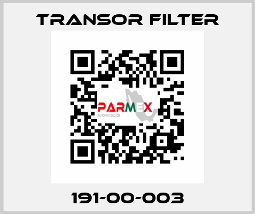 191-00-003 Transor Filter
