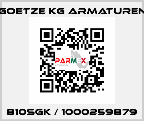 810SGK / 1000259879 Goetze KG Armaturen