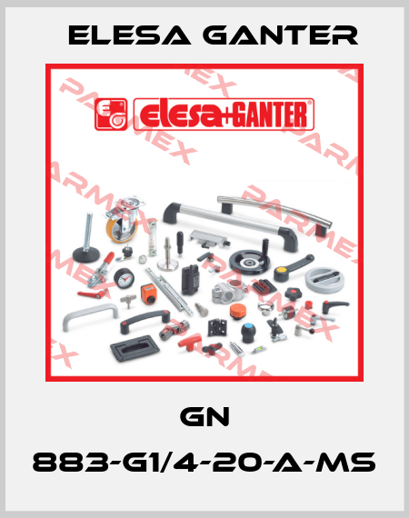 GN 883-G1/4-20-A-MS Elesa Ganter