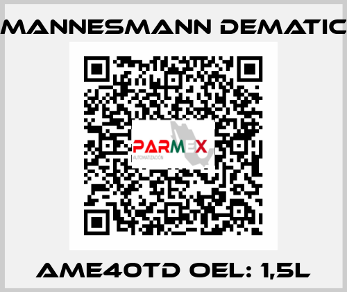 AME40TD OEL: 1,5L Mannesmann Dematic
