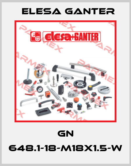 GN 648.1-18-M18X1.5-W Elesa Ganter