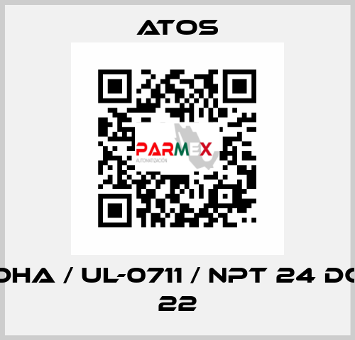 DHA / Ul-0711 / NPT 24 DC 22 Atos