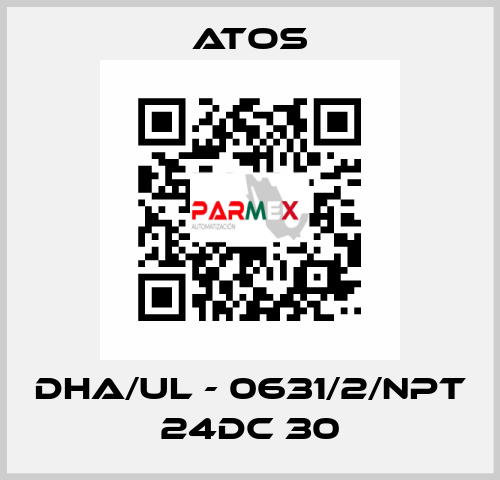 DHA/UL - 0631/2/NPT 24DC 30 Atos