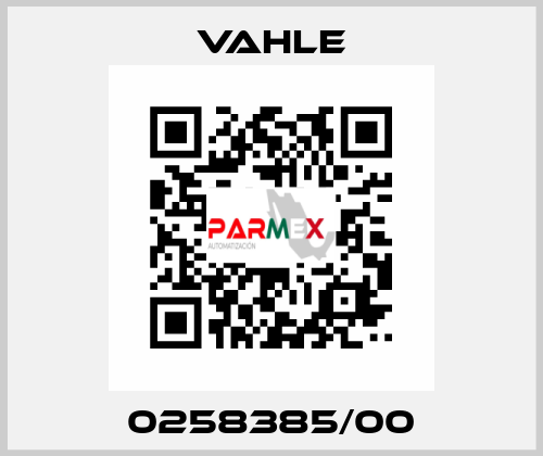 0258385/00 Vahle