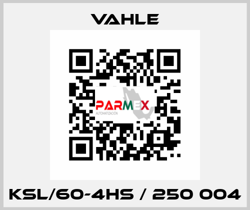 KSL/60-4HS / 250 004 Vahle