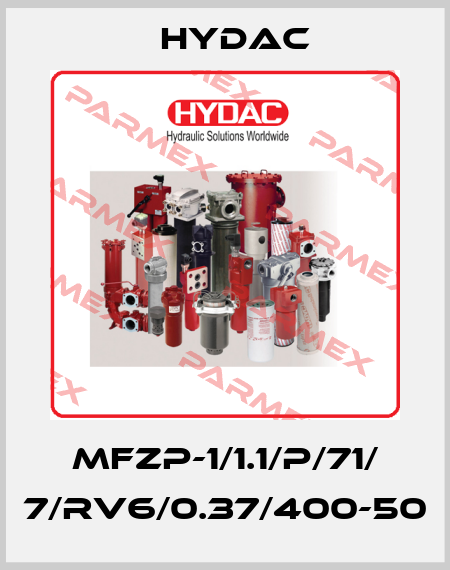 MFZP-1/1.1/P/71/ 7/RV6/0.37/400-50 Hydac