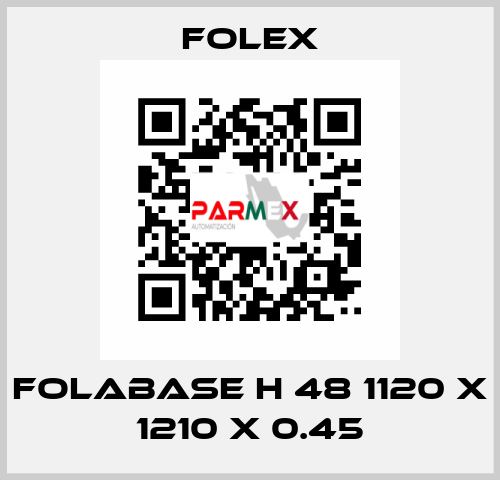 Folabase H 48 1120 x 1210 x 0.45 Folex