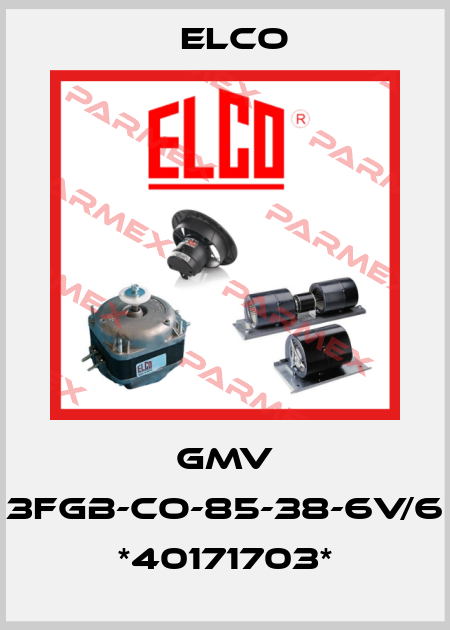 GMV 3FGB-CO-85-38-6V/6 *40171703* Elco