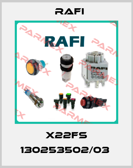 X22FS 130253502/03  Rafi