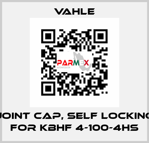 Joint cap, self locking for KBHF 4-100-4HS Vahle