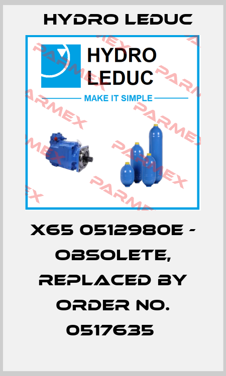 X65 0512980E - OBSOLETE, REPLACED BY ORDER NO. 0517635  Hydro Leduc