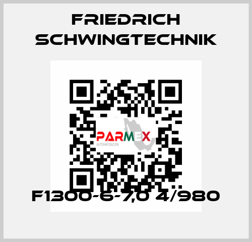 F1300-6-7,0 4/980 Friedrich Schwingtechnik