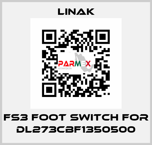 FS3 foot switch for DL273CBF1350500 Linak
