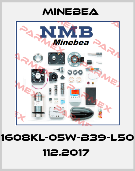 1608KL-05W-B39-L50  112.2017  Minebea