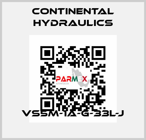 VS5M-1A-G-33L-J Continental Hydraulics