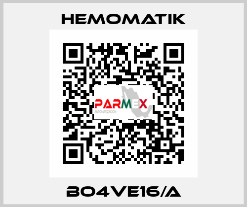 BO4VE16/A Hemomatik
