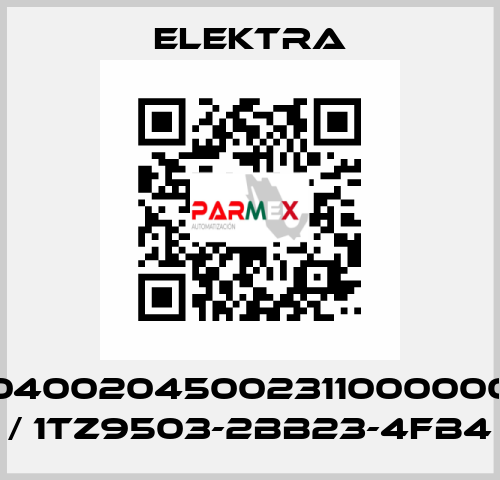 04002045002311000000 / 1TZ9503-2BB23-4FB4 ELEKTRA