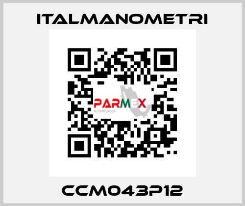 CCM043P12 ITALMANOMETRI