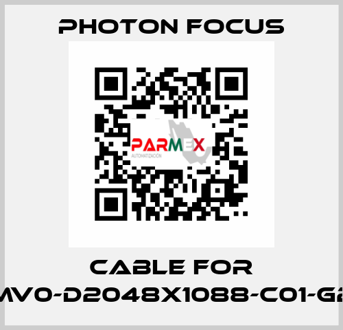 cable for MV0-D2048X1088-C01-G2 PHOTON FOCUS