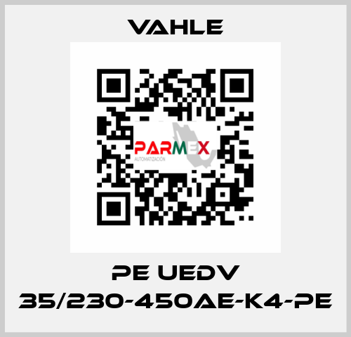 PE UEDV 35/230-450AE-K4-PE Vahle