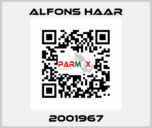 2001967 ALFONS HAAR