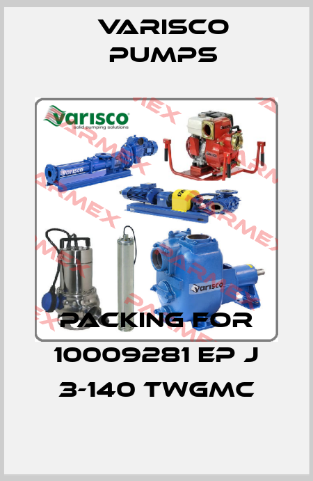 packing for 10009281 EP J 3-140 TWGMC Varisco pumps