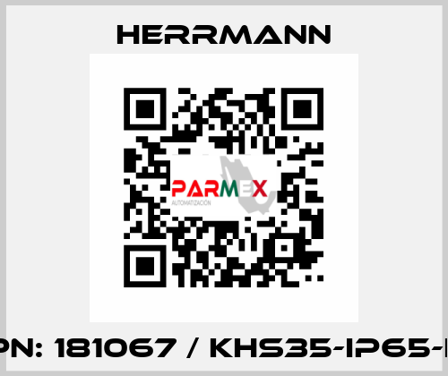 PN: 181067 / KHS35-IP65-L Herrmann