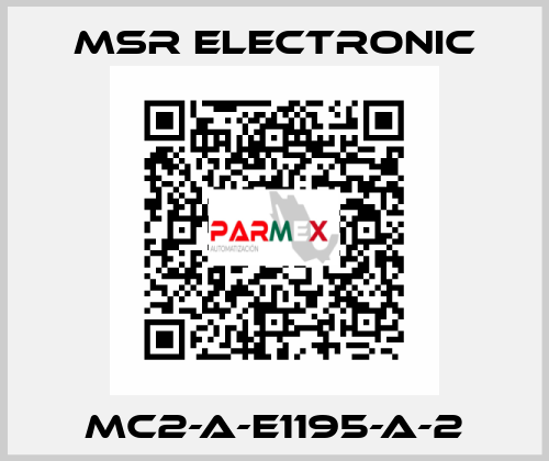 MC2-A-E1195-A-2 MSR Electronic